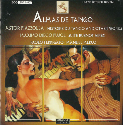 Copertina del CD Almas de Tango